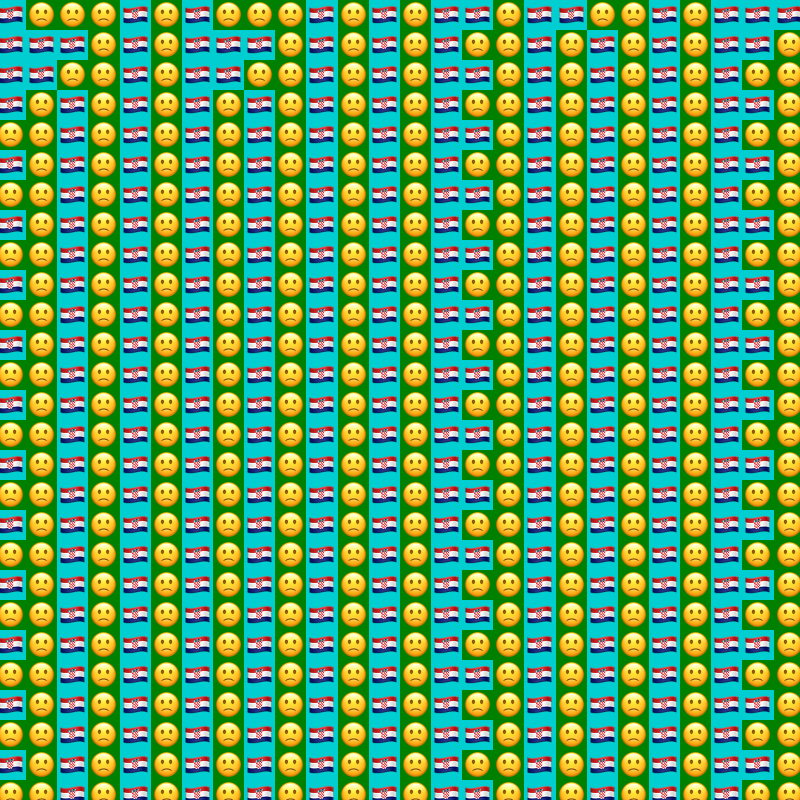 Elementary Cellular Emoji Automata #504