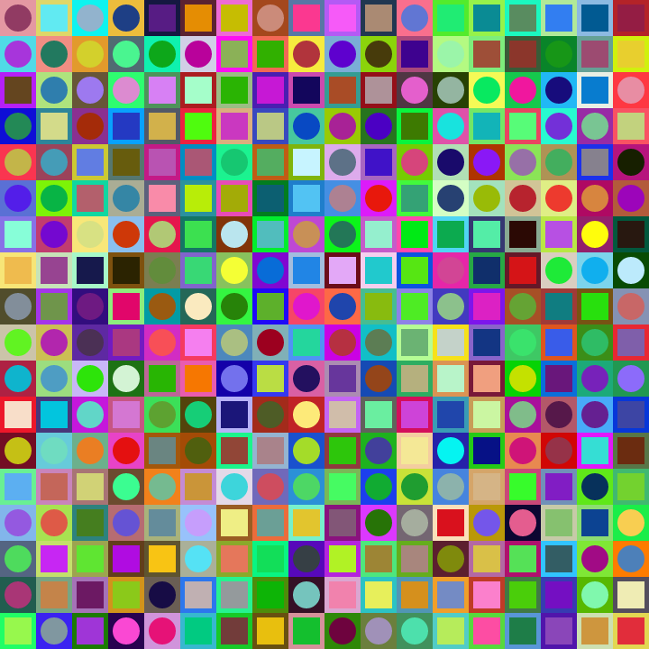 Square Dot Composition #253