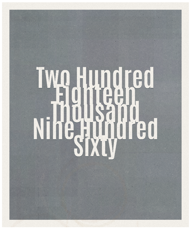 Count #218960