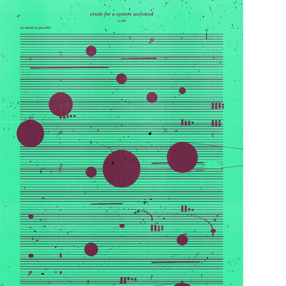 etude for a system unfound #13