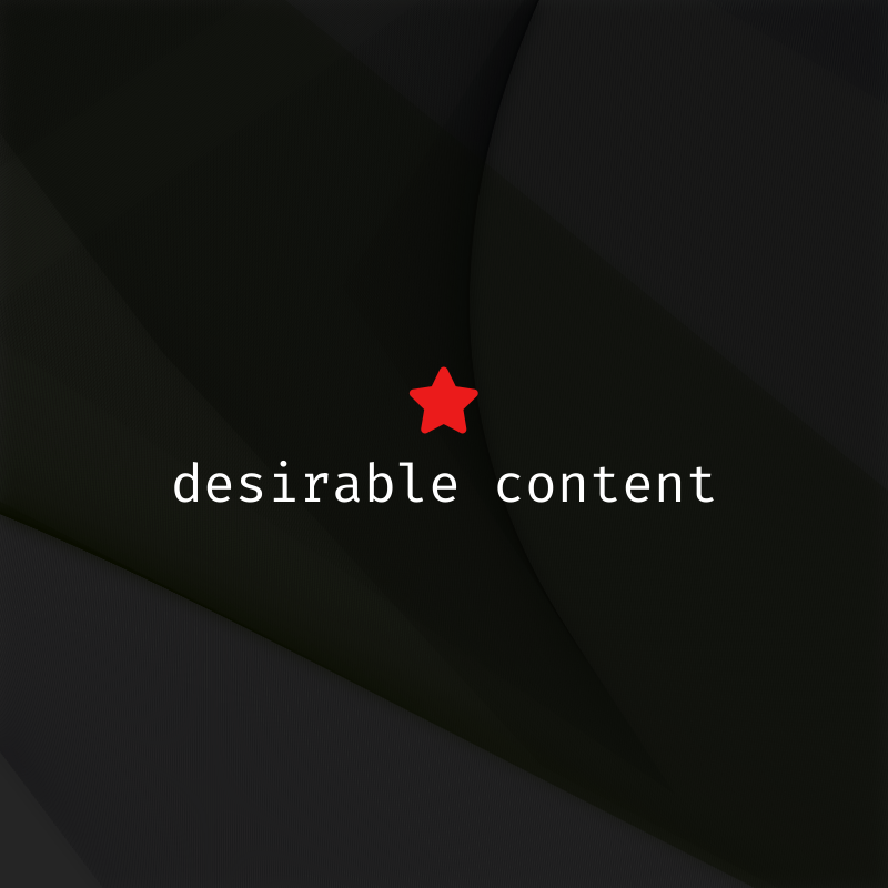 desirable content #14