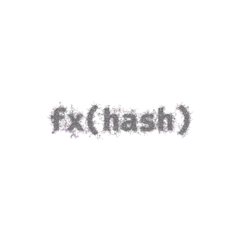 FXHASH Generative Logo #860