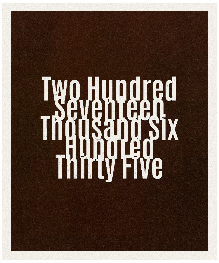 Count #217635