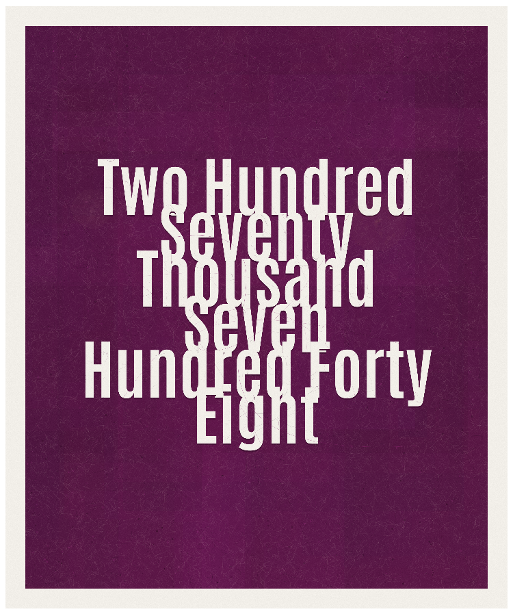 Count #270748