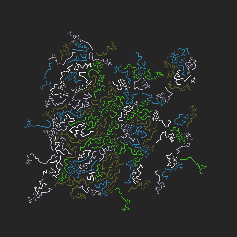 Random circle of Fractals #7