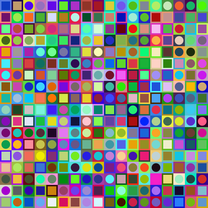 Square Dot Composition #221