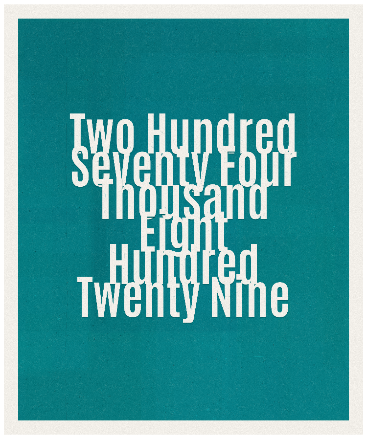 Count #274829