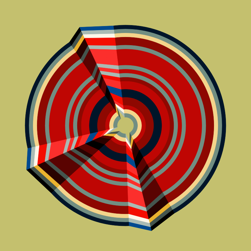 Folded Circle #28