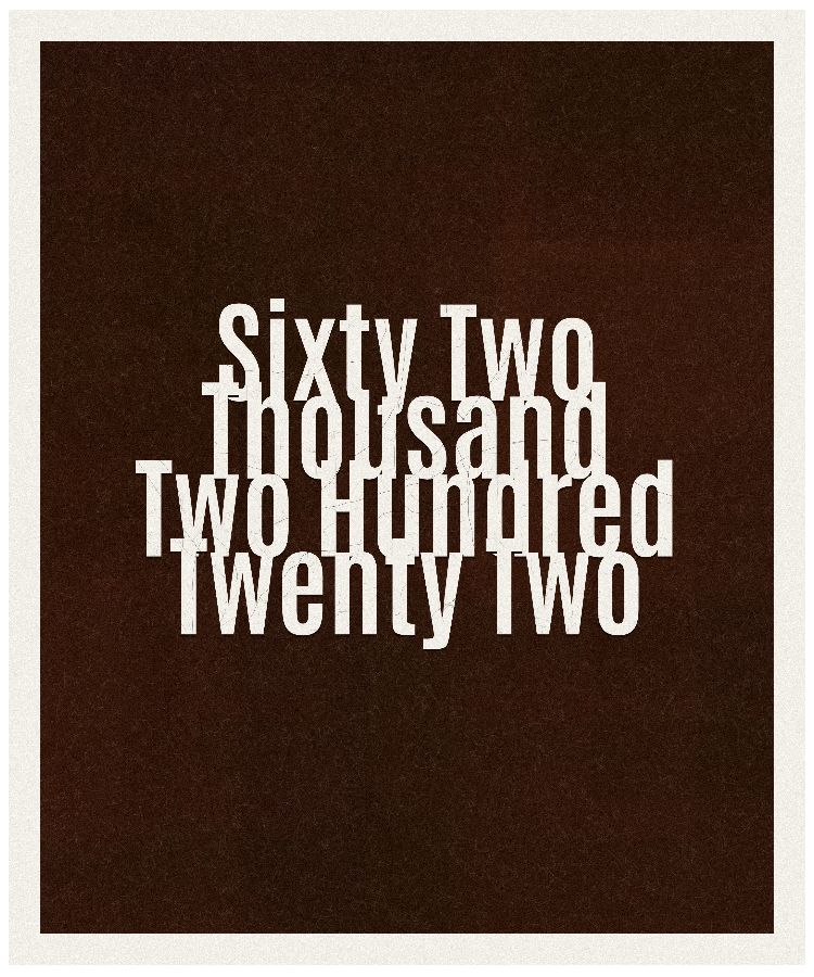 Count #62222