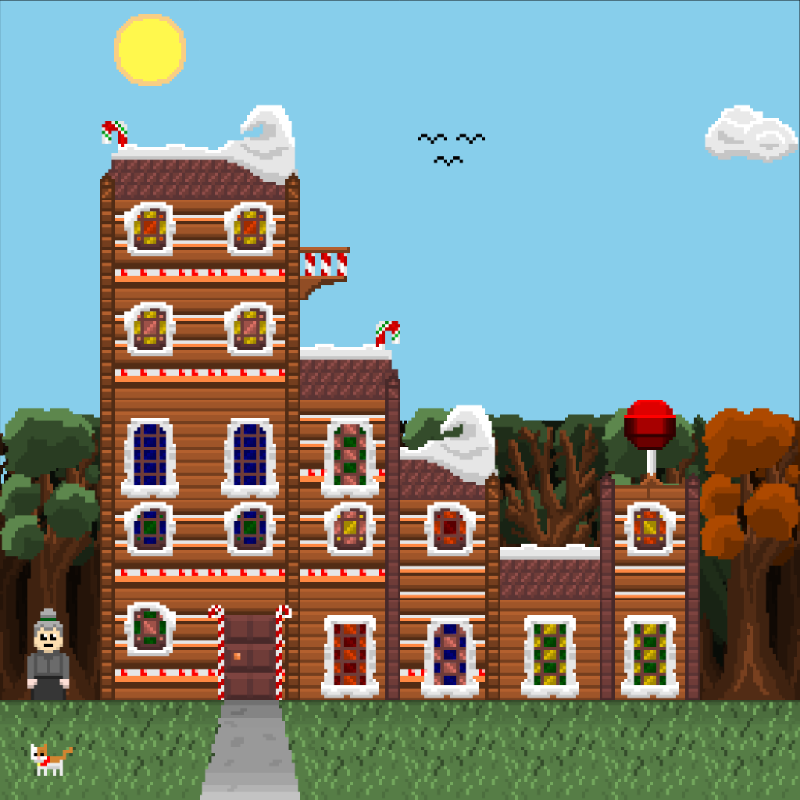 2D Mansion Candy House #122