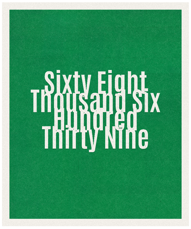 Count #68639