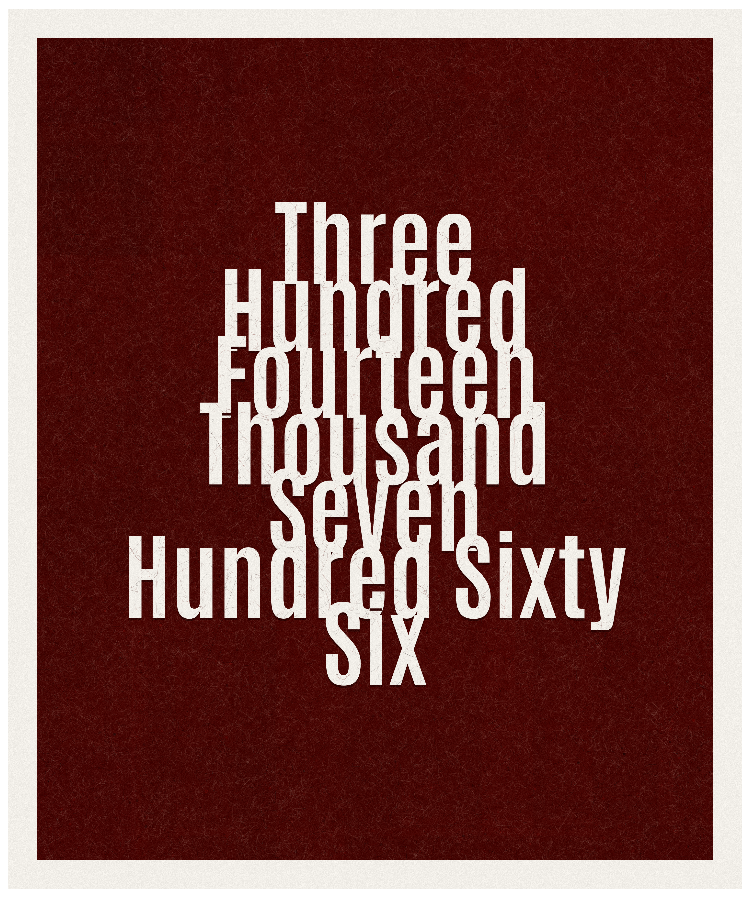 Count #314766