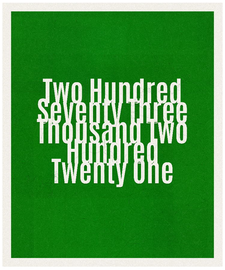 Count #273221
