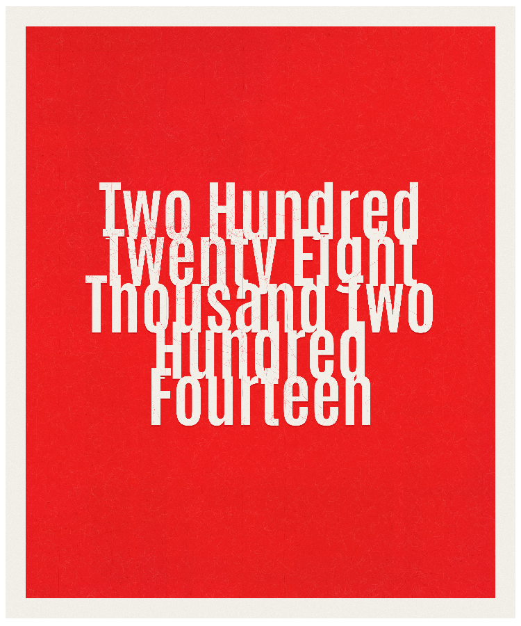 Count #228214