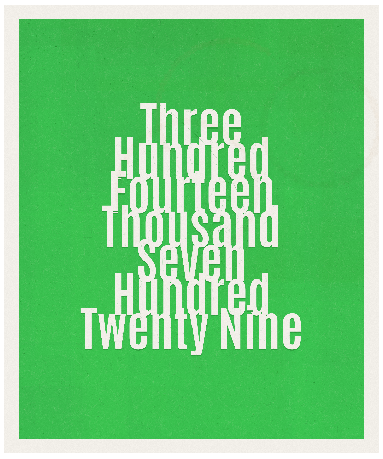 Count #314729