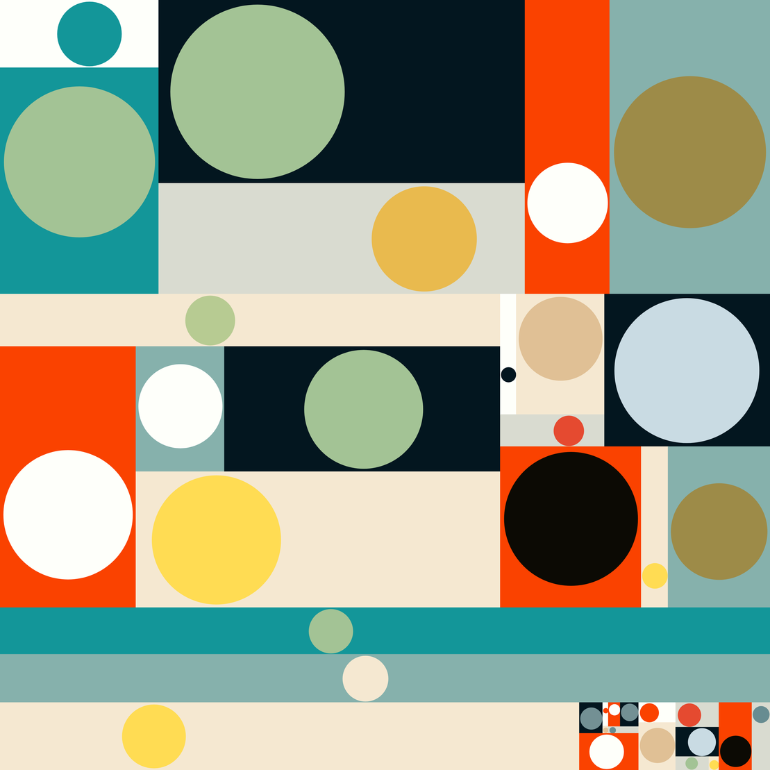 An Increasing Series Of Dots #36