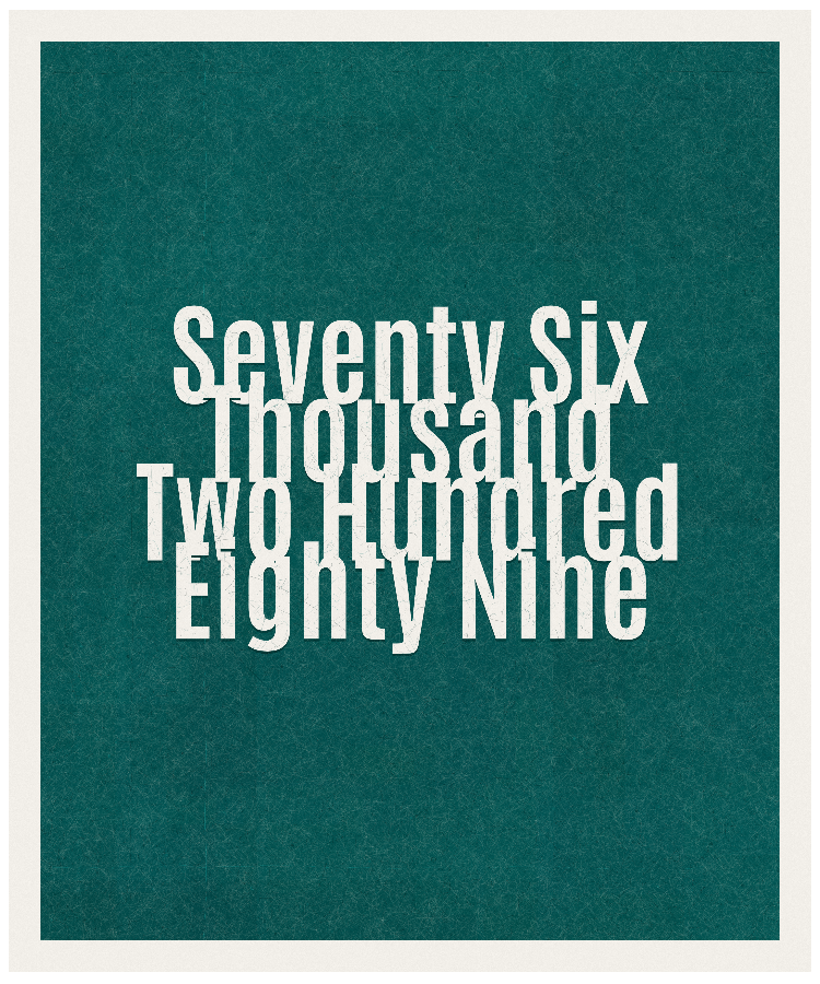 Count #76289