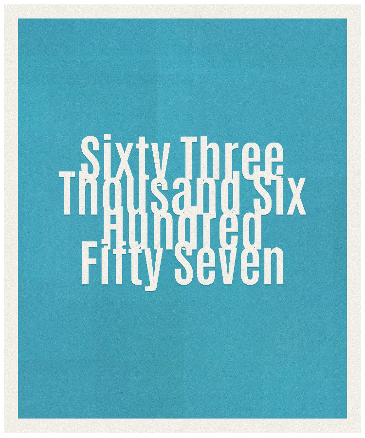 Count #63657