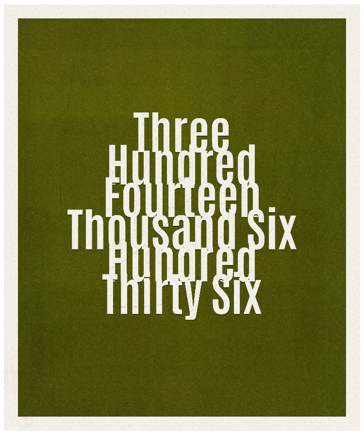 Count #314636