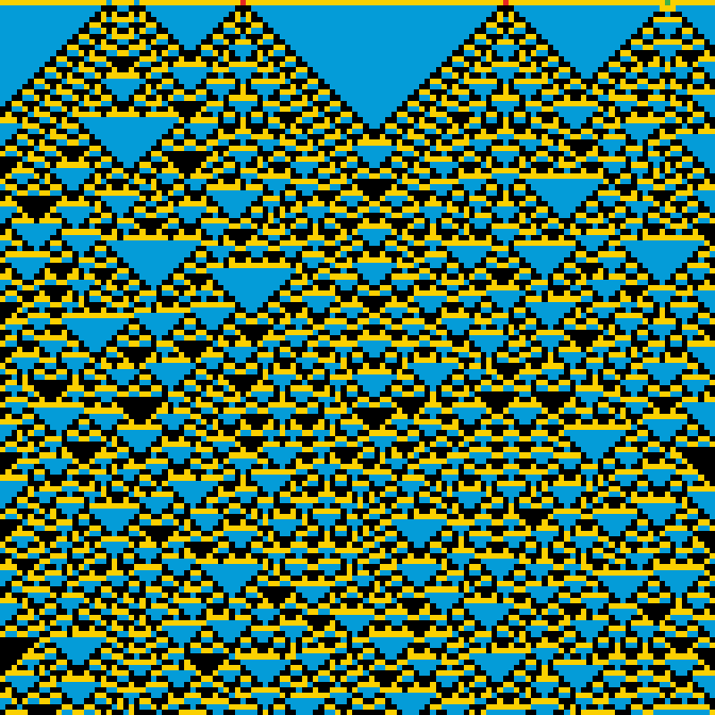 Totalistic Cellular Automata #484