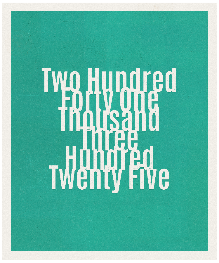 Count #241325