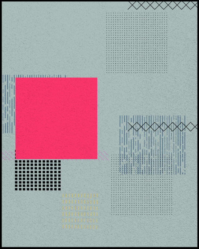 Dance of lines and shapes #13