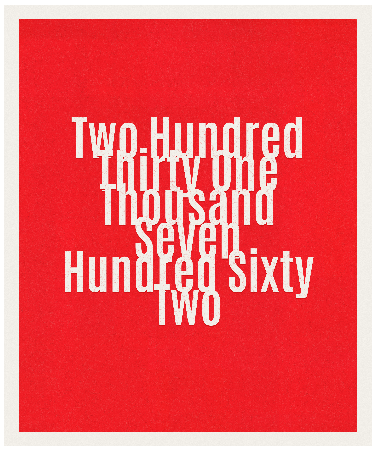 Count #231762