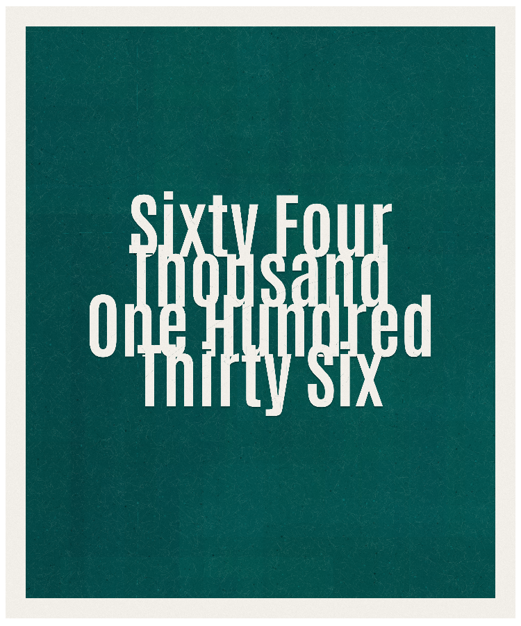 Count #64136