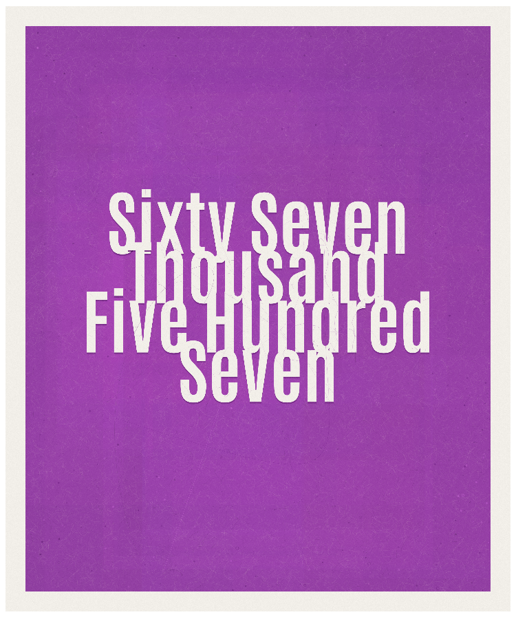 Count #67507