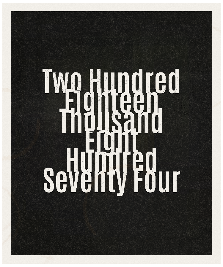 Count #218874