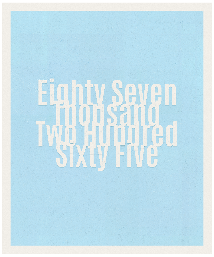 Count #87265
