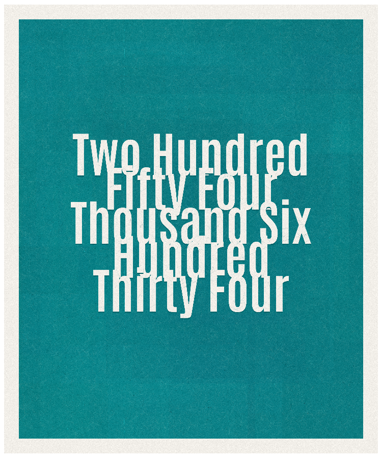 Count #254634