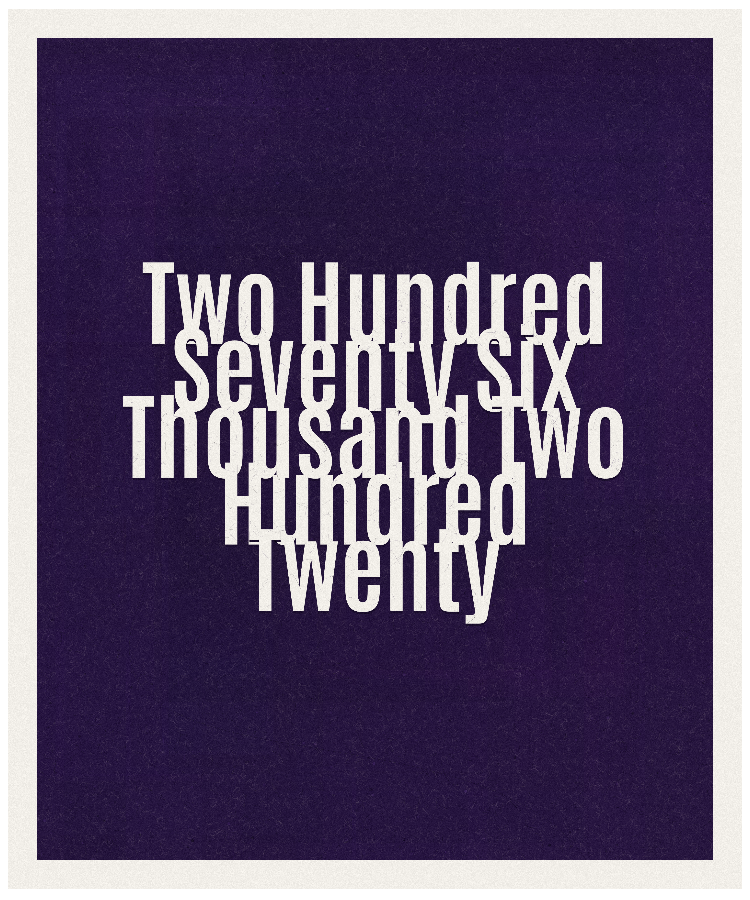 Count #276220