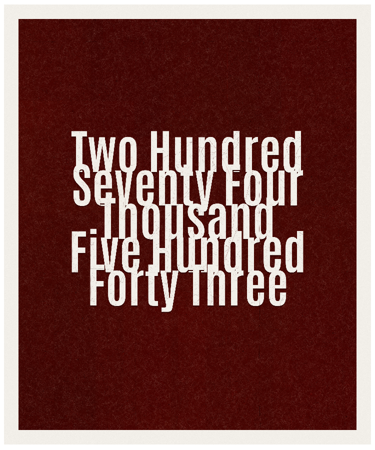 Count #274543