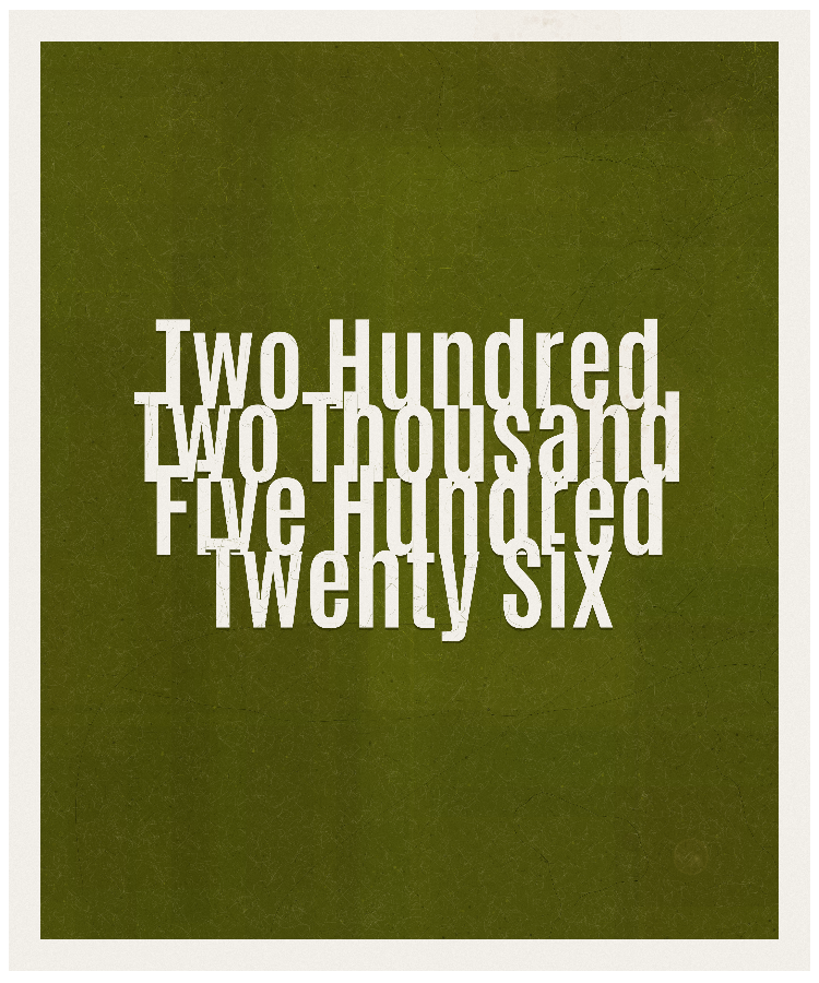 Count #202526