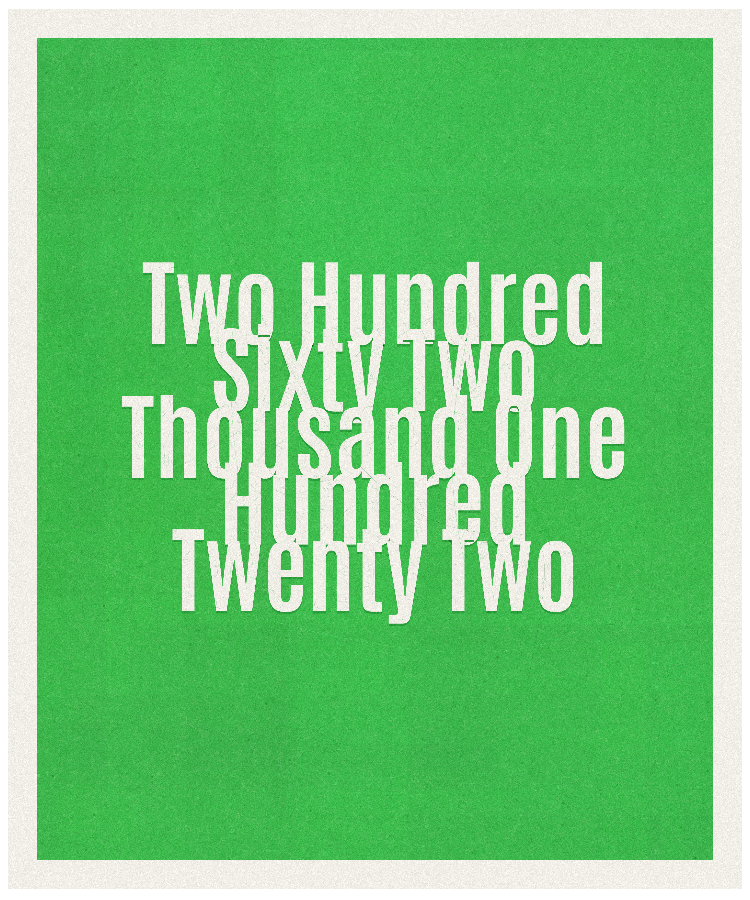 Count #262122