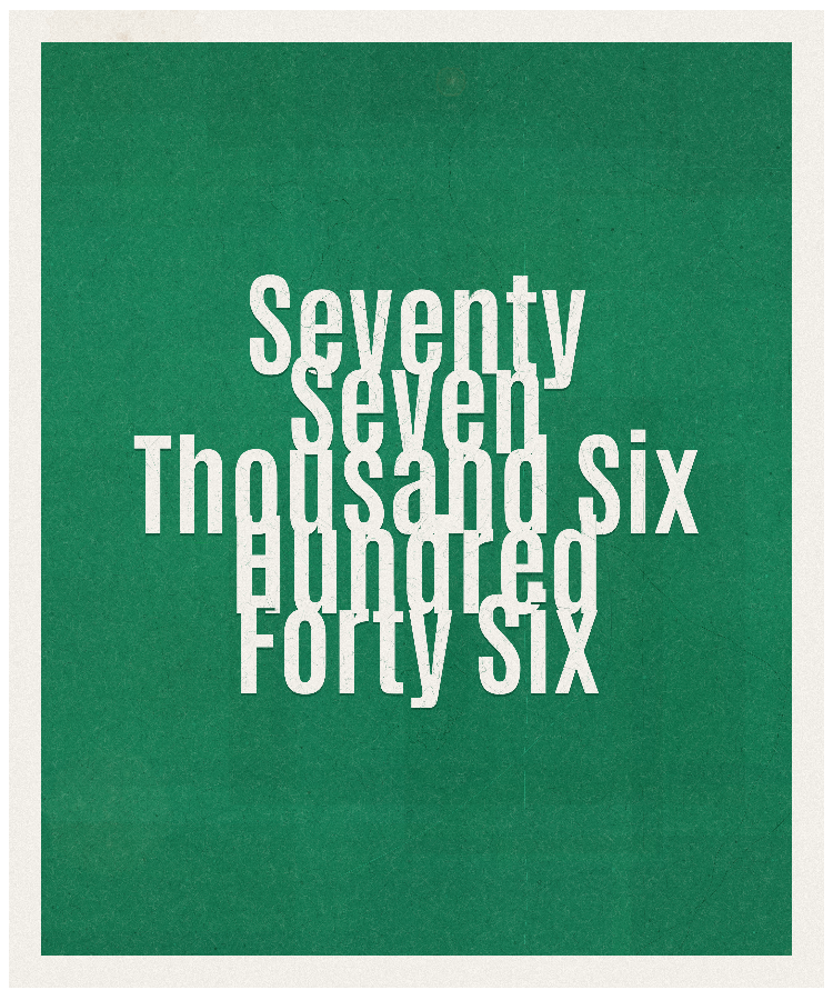 Count #77646