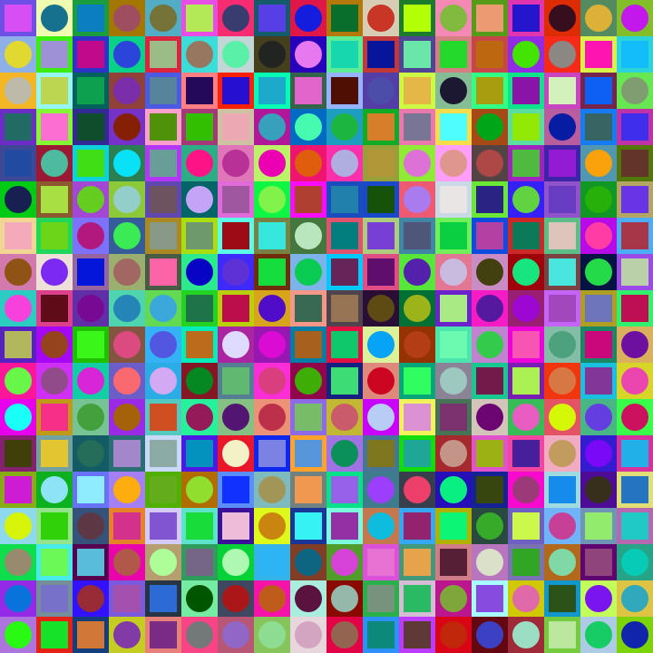 Square Dot Composition #298