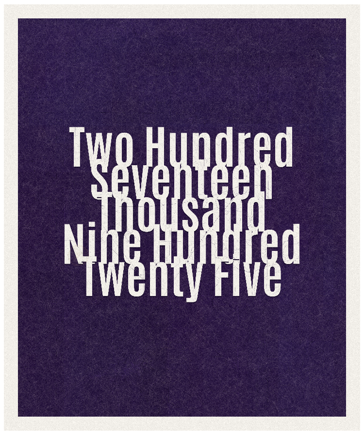 Count #217925