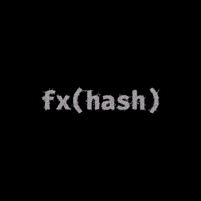 FXHASH Generative Logo #31