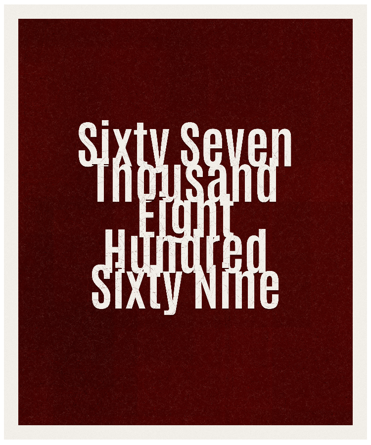 Count #67869
