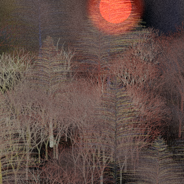 Moonlit Native Bush #93