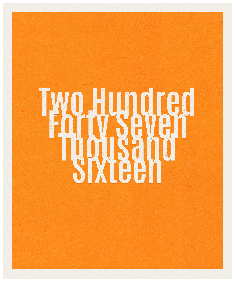 Count #247016