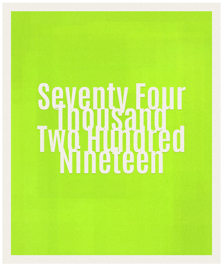 Count #74219