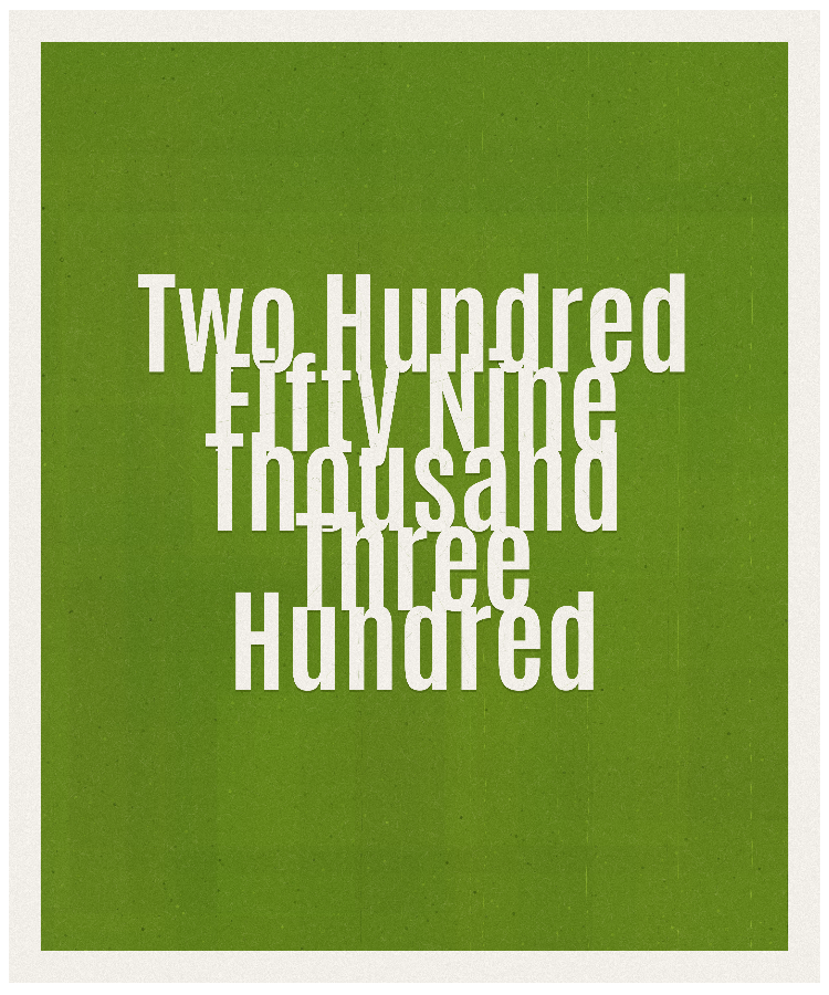 Count #259300