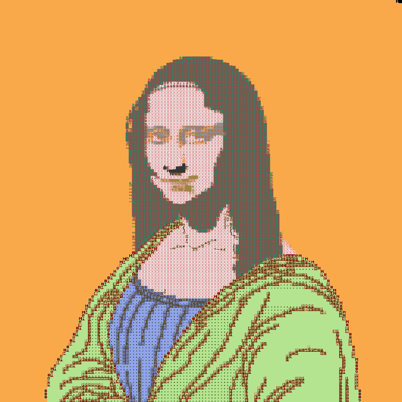 DOS Mona Lisa  #32