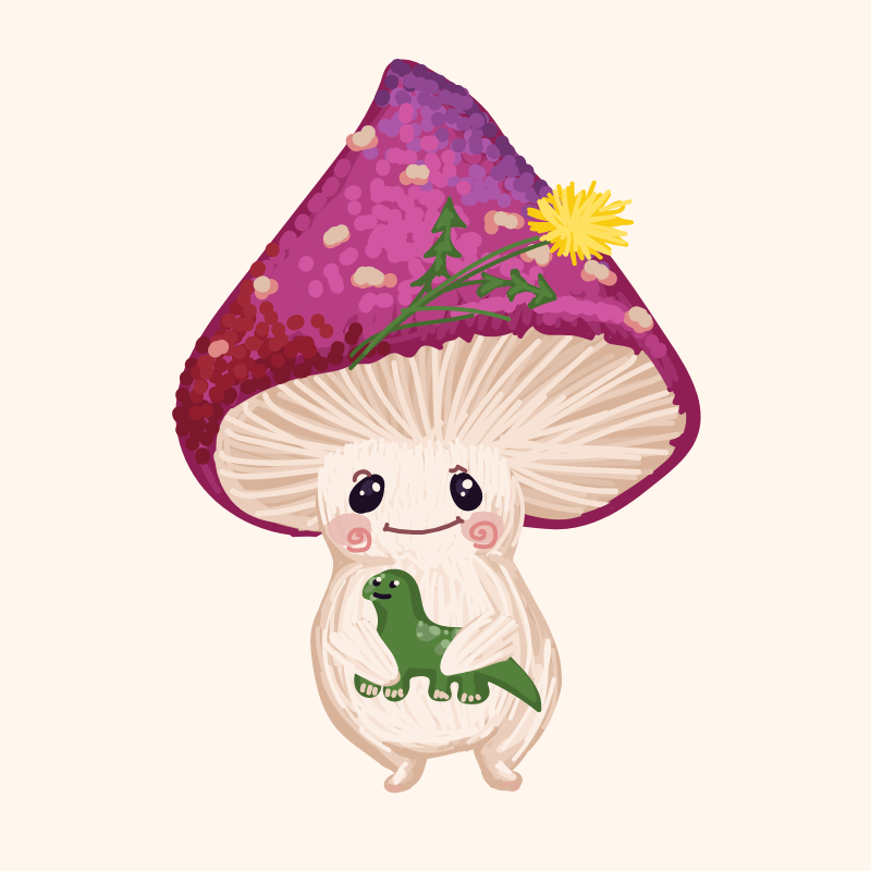 Cute Mushrooms Forest Guys #39