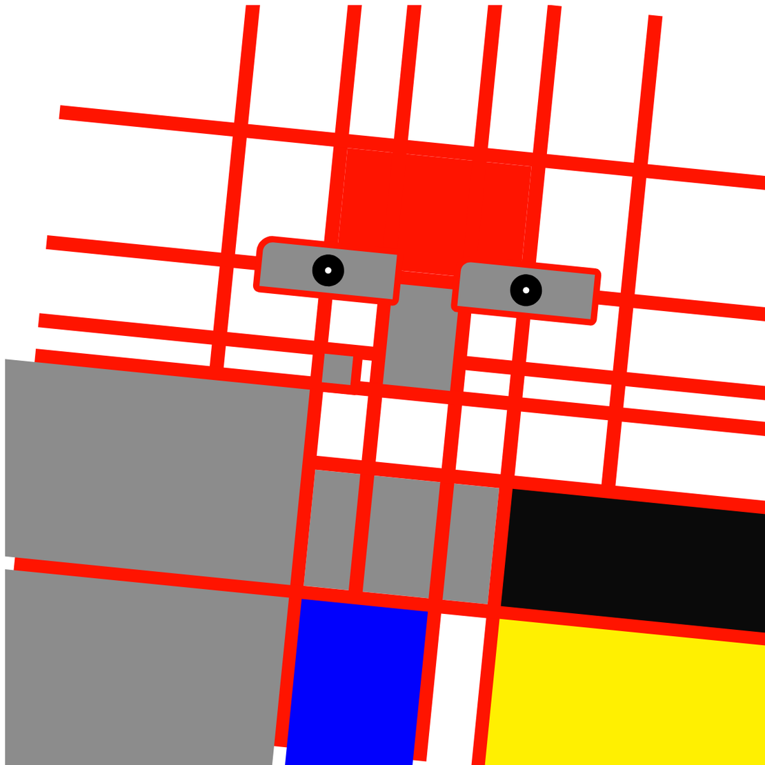 Mondrian Faces #7