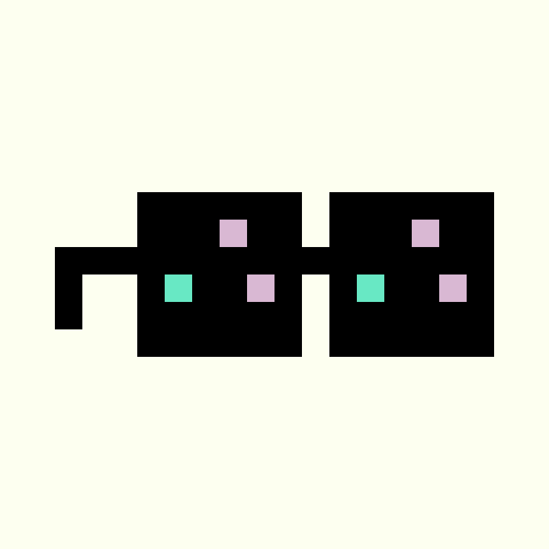 Coded Nouns Glasses #3