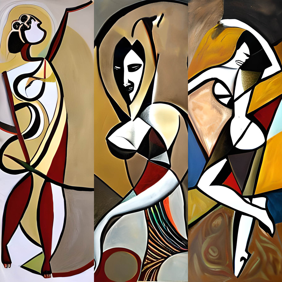 Cubism Dancers #11